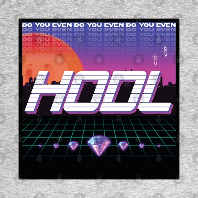 Doge! HODL! Vaporwave! by NerdvanaNC